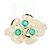 Autre Marque Pola Smaragd-Diamant Au750 Ring Golden
