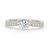 Autre Marque Lazare Diamond PT950 Diamantring Silber