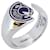 Ring Anillo Carrousel Hermès Hermès Plata Azul marino Metal