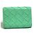 Cartera Tri-fold Tiny Intrecciato Bottega Veneta Verde - vista 2