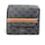 Céline Celine Triomphe braune Leder-Bifold-Geldbörse Dunkelbraun  - Ansicht 1