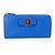 Cartera larga de cuero azul Salvatore Ferragamo