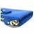Cartera larga de cuero azul Salvatore Ferragamo - vista 3