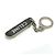 Céline Celine Skateboard Bag Charm Keychain Black Silvery