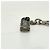 Céline Celine Skateboard Bag Charm Keychain Black Silvery - view 4