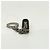 Céline Celine Skateboard Bag Charm Keychain Black Silvery - view 6