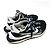 NIKE CV1363 Sacai VAPOR WAFFLE Sneakers da Uomo Nero - vista 2