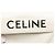 Céline Celine Bolsa transversal triangular em couro de bezerro liso branco com logo - vista 5