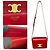 Céline Borsa a Spalla Mini Triomphe Teen di Celine Rosso - vista 3