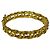 Bracciale rigido placcato oro Chanel 95A D'oro