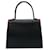 Bolsa de couro perfurada recortada Yves Saint Laurent YSL Preto Vermelho  - vista 4