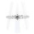 Autre Marque D&D144 PT900 Diamantring Silber - Ansicht 2