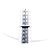 Autre Marque D&D144 PT900 Diamantring Silber - Ansicht 9