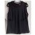 Chanel top de seda con detalles de tweed Negro Roja - vista 2