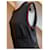Chanel top de seda con detalles de tweed Negro Roja - vista 7