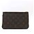 Pochette Double Zip Monogramma Gigante Louis Vuitton Marrone - vista 2