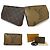 Pochette Double Zip Monogramma Gigante Louis Vuitton Marrone - vista 7