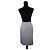 Vestido gris de lana y seda Christian Dior