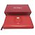 Cartera larga de cuero rojo Gancini de Salvatore Ferragamo Roja - vista 15