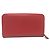 Cartera larga de cuero rojo Gancini de Salvatore Ferragamo Roja - vista 2