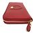 Cartera larga de cuero rojo Gancini de Salvatore Ferragamo Roja - vista 4