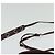 Jimmy Choo Borsa a mano in pelle bordeaux argento Auth BA5034 Bordò - vista 10