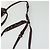 Jimmy Choo Borsa a mano in pelle bordeaux argento Auth BA5034 Bordò - vista 9