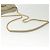 PRADA Borsa a Spalla con Catena Pelle Beige Oro Auth 138848 D'oro - vista 9
