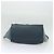 Céline Borsa a mano Trapeze CELINE in pelle e camoscio 2 in 1 blu argento Auth BA5022 - vista 11