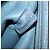 Céline Borsa a mano Trapeze CELINE in pelle e camoscio 2 in 1 blu argento Auth BA5022 - vista 25