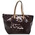 LOUIS VUITTON Monogram Vernis Bellevue GM Tote Bag Amarante M93589 Auth 139919 Dark red