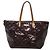LOUIS VUITTON Monogram Vernis Bellevue GM Tote Bag Amarante M93589 Auth 139919 Dark red - view 13