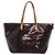 LOUIS VUITTON Monogram Vernis Bellevue GM Tote Bag Amarante M93589 Auth 139919 Dark red - view 2