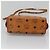 Borsa MCM Logogram Vicetos in pelle PVC 2 in 1 marrone oro Auth hk2943 D'oro - vista 11