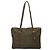 Prada Bolso Tote de nailon metalizado Amarillo Oro Auth bs28696 Plata Caqui - vista 3