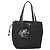 Borsa Tote Prada in nylon nero e argento Auth hk2905