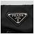 Borsa Tote Prada in nylon nero e argento Auth hk2905 - vista 14