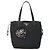 Borsa Tote Prada in nylon nero e argento Auth hk2905 - vista 2