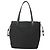 Borsa Tote Prada in nylon nero e argento Auth hk2905 - vista 3