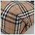 Borsa a mano Burberry Nova Check in nylon e pelle beige argento autentica bs28988 - vista 10