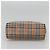 Borsa a mano Burberry Nova Check in nylon e pelle beige argento autentica bs28988 - vista 9