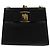 Borsa a Spalla Chain Vala in Pelle Nera e Oro Auth 139529 di Salvatore Ferragamo Nero D'oro - vista 2
