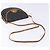 Christian Dior Borsa a spalla in tela a nido d'ape PVC nera e dorata Auth BA4962 Nero D'oro - vista 7