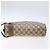 GUCCI GG Supreme Clutch Bag PVC Beige Auth ep10390 - vista 9