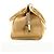 Saint Laurent Borsa tote in pelle beige - vista 3