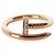 Anello Juste Un Clou in oro rosa e diamanti di Cartier