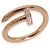 Anello Juste Un Clou in oro rosa e diamanti di Cartier - vista 4