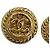 Chanel Vintage Coco Mark Metall Gold Clip Ohrringe Golden - Ansicht 4