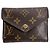 Cartera plegable Victorine Monogram Louis Vuitton Castaño