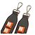 Fendi Mini Strap You Alça Curta de Ombro em Couro Studded - vista 3